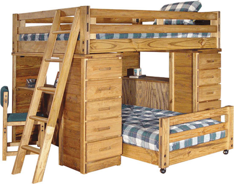 sturdy full size loft bed